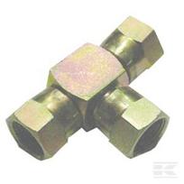 T formos kaištis, vidinis 9/16 JIC TJ09FBH