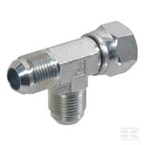 T jungtis F–M JIC 7/16" UNF LOU07