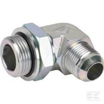 Elbow coupling 7/16 JIC x 1/4 BSP KIB0704