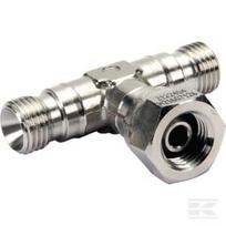 Tee perėjimas 1/4" BSP nerūdijančio plieno SS T04MMFSS