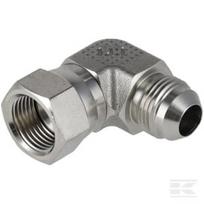 Sukamoji kampinė jungtis 3/4" JIC SS KOU12SS