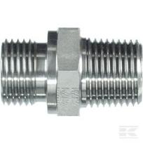 Tiesus adapteris M 1/4" BSP x 1/8" NPT SS VNBN0402SS