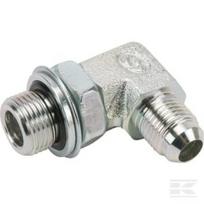 Kampinis adapteris 1/2 JIC x 1/4 BSP KIBV0804OR