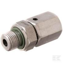 Sukamoji jungtis M/F 8L x 1/4" BSP WD nerūdijančio plieno EGESD8LR14WDSS