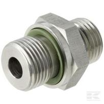 Išorinis sujungimas 10L x 1/4" BSP WD nerūdijančio plieno GES10LR14WDSS