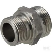 Išorinis sujungimas 8L x 1/4" BSP nerūdijančio plieno GES8LR14SS