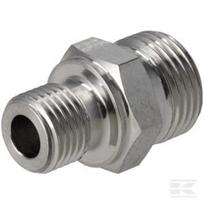 Išorinis sujungimas 12L x 1/4" BSP nerūdijančio plieno GES12LR14SS