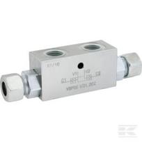Valdomas dvigubas srauto reguliavimo vožtuvas VBPDE-2, G1/2" – M22 × 1,5 15L C056V0135
