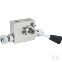 Valdomas dvigubas srauto reguliavimo vožtuvas VBPDE su atjungimo vožtuvu G1/4 12L C056V0132