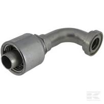 Antgalis DN25-1" flanšas 90° 16G16FL90S