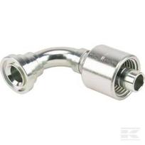 Antgalis DN20-3/4 flanšas 90° 12G12FL90M