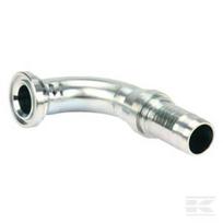 Antgalis DN13 flanšas 44,5 90° PFL131690