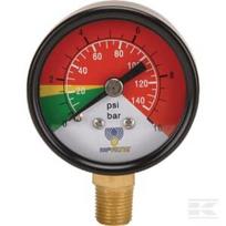 Vizualinis slėgio manometras, 1/8" BSP, apatinis, 1,4 bar, MPF/MPX/MPT/MPH MP9V1P01