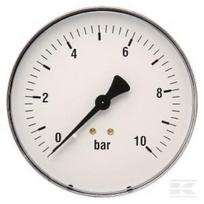Manometras Ø100, 0–10 bar, 1/2", galinis pajungimas MA10010B08STGF