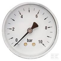 Manometras Ø63, 0–10 bar, 1/4", galinis pajungimas MA6310B04ST