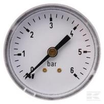 Manometras Ø50, 0–6 bar, 1/4", galinis pajungimas MA506B04ST