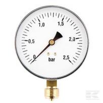 Manometras Ø100, 0–2,5 bar MA100025L08ST