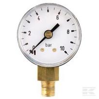 Manometras Ø40, 0–10 bar, 1/8", apatinis pajungimas MA4010L02ST