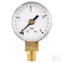 Manometras Ø40, 0–4 bar, 1/8", apatinis pajungimas MA404L02ST
