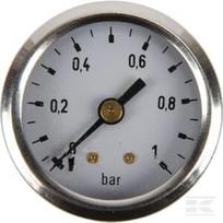 Manometras Ø40, 0–1 bar, 1/8", montuojamas į panelę MA401P02ST