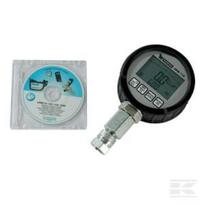 Skaitmeninis manometras HMP110, 600 bar, M16×2, su veržle B721HPM110MT600