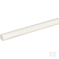 Tuščiaviduris ekstruduoto nailono strypas, vidinis Ø10 mm, išorinis Ø25 mm, 1 m Kramp NL2510