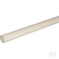 POM-C strypas, išorinis Ø25 mm, 1 m Kramp POMC25N