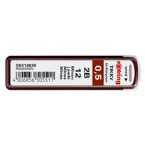 ROTRING Feinmine Dose Feinminen 12 Stück 0.5 2B