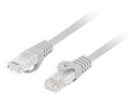LANBERG Patchcord cat.6 UTP LSZH CU 1.5m grey Fluke passed