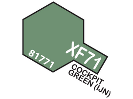 Tamiya - XF-71 Cockpit green (IJN) akriliniai dažai, 10ml