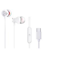 Ausinės su mikrofonu ir valdikliu (USB-C kištukas), baltos