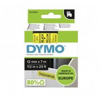 Juostelė DYMO D1 12mmx7m juoda/geltona S0720580