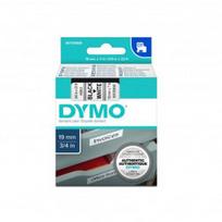 Juostelė DYMO D1 19mmx7m juoda/balta, plastikinė