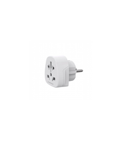 Gembird World to EU power adapter plug, 15 A | A-AC-EUMINTF | Travel adapter