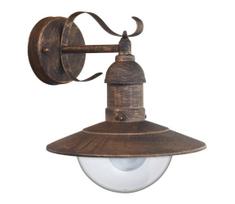 Brilagi - Lauko sieninis šviestuvas MOLDE 1xE27/60W/230V IP44 bronzinė/patinuota