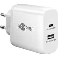 Goobay | USB-C PD Dual Fast Charger (45 W) | 65412|65412