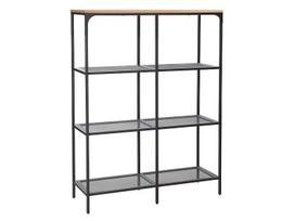 Pastatoma lentyna Signal Meble Lex A, juoda/ruda