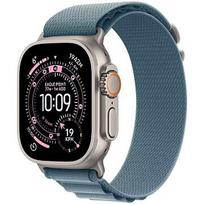 Apple Watch Ultra 3, GPS + Cellular, Titanium, Light Blue Alpine Band (L) - 49mm MEWP4QP/A