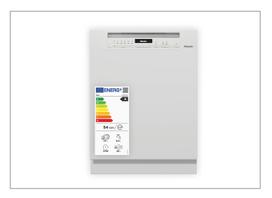 Įmontuojama indaplovė Miele G 7200 SCi, balta, 11910020