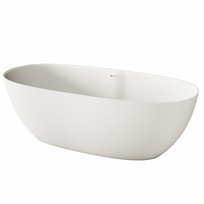 Vonia PAA Bella 1705 x 800 mm (iš Silkstone medžiagos), balta, matinė