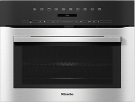 Įmontuojama kompaktiška orkaitė su mikrobangų funkcija Miele H 7140 BM