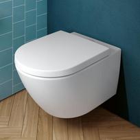 Pakabinamas klozetas Villeroy & Boch Subway 3.0 CeramicPlus 4670T0RW su SoftClose dangčiu Villeroy and Boch Subway 3.0 stone white C-plus, 8M42S1RW