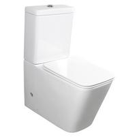 Pastatomas klozetas Sapho PORTO PC102R, Rimless su lėtaeigiu dangčiu