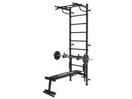 Sporto kompleksas (gimnastikos sienelė) HERO 3in1 juoda, 241x68,5cm