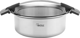 Plieninis puodas-troškintuvas su dangčiu WOLL Concept Pro 824CO