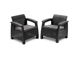 Baldų komplektas CORFU DUO graphite