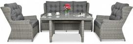 Baldų komplektas TRIVENTO DINING 3 stone grey