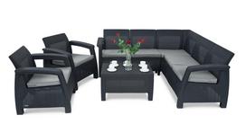 Baldų komplektas Corfu Relax duo Graphite
