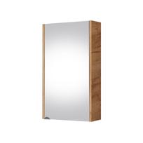 Vonios spintelė su veidrodžiu RIVA SV 41-11, Gold Craft Oak