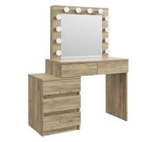 Kosmetinis staliukas Adele 12 LED Craft